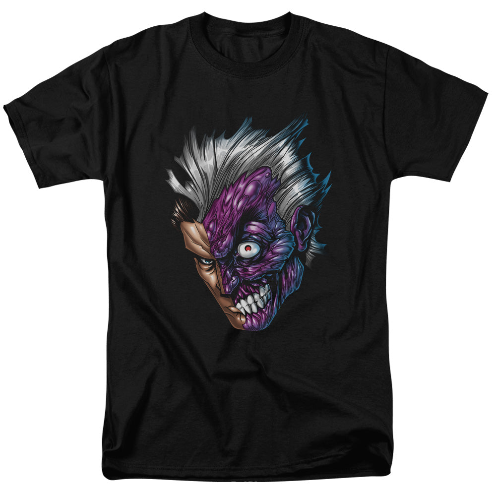Batman Just Face Mens T Shirt Black