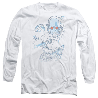 Batman Snowblind Freeze Mens Long Sleeve Shirt White