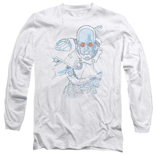 Batman Snowblind Freeze Mens Long Sleeve Shirt White
