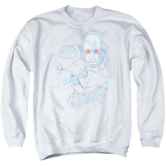Batman Snowblind Freeze Mens Crewneck Sweatshirt White