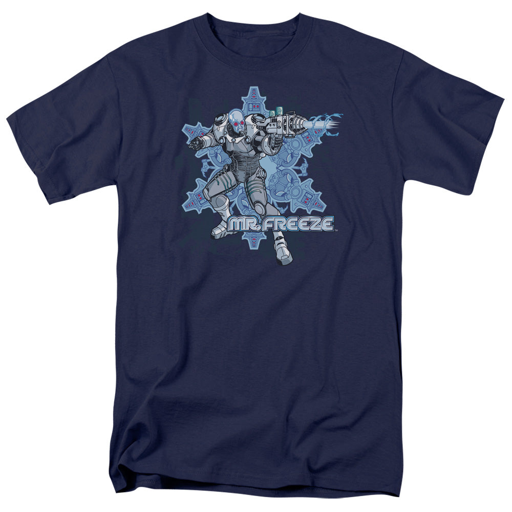 Batman Mr Freeze Mens T Shirt Navy Blue
