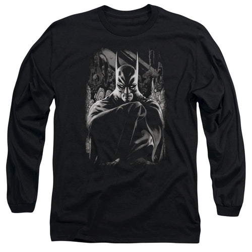 Batman Detective 821 Cover Mens Long Sleeve Shirt Black