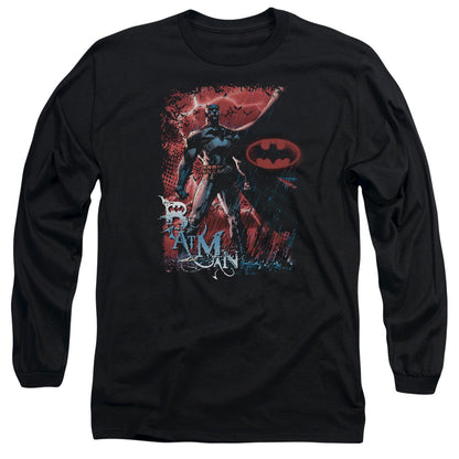 Batman Gotham Reign Mens Long Sleeve Shirt Black