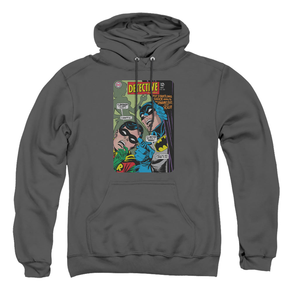 Batman Detective #380 Mens Hoodie Charcoal