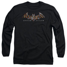 Load image into Gallery viewer, Batman Aa Arkham Asylum Logo Mens Long Sleeve Shirt Black
