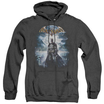 Batman Aa Game Cover Heather Mens Hoodie Black