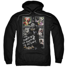 Load image into Gallery viewer, Batman Aa Running The Asylum Mens Hoodie Black
