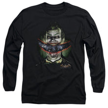 Load image into Gallery viewer, Batman Aa Crazy Lips Mens Long Sleeve Shirt Black

