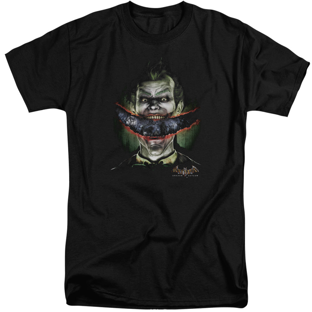 Batman Aa Crazy Lips Mens Tall T Shirt Black