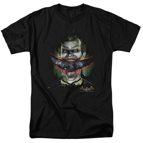Batman Aa Crazy Lips Mens T Shirt Black