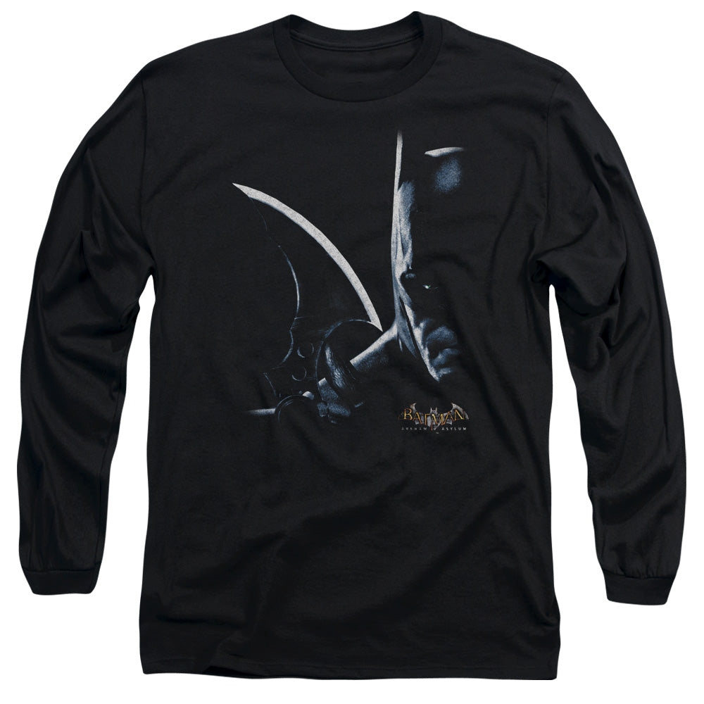 Batman Aa Arkham Batman Mens Long Sleeve Shirt Black
