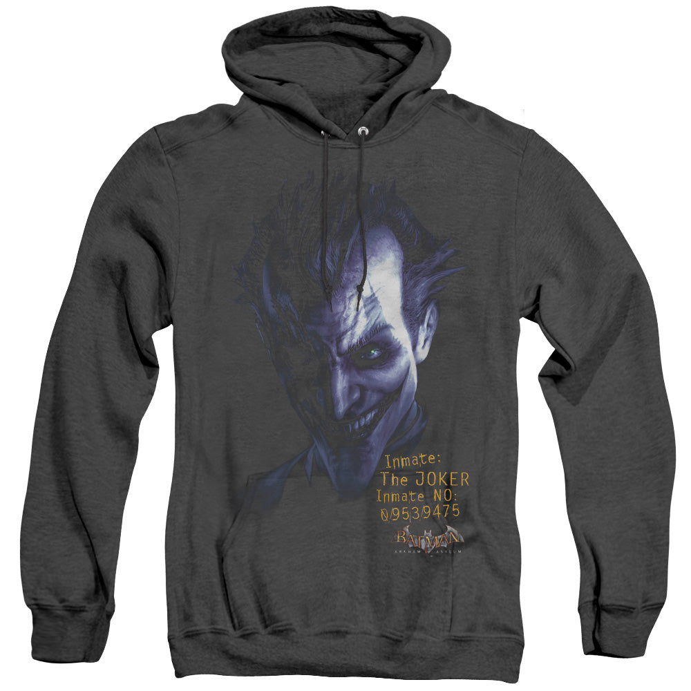 Batman Aa Arkham Joker Heather Mens Hoodie Black