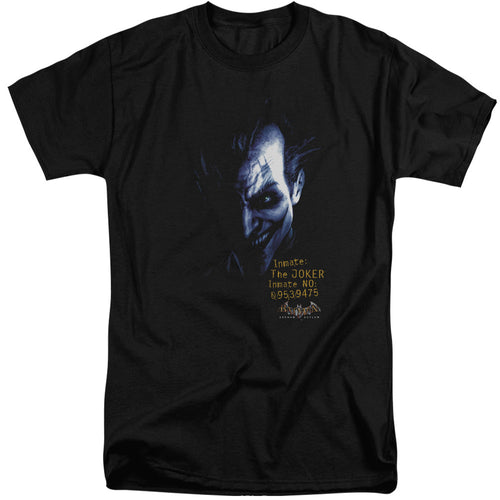 Batman Aa Arkham Joker Mens Tall T Shirt Black