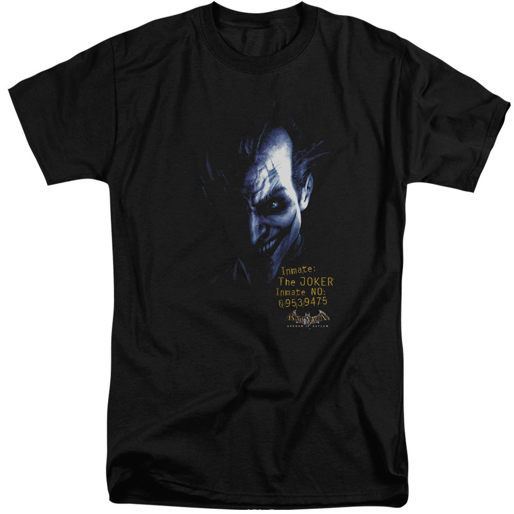 Batman Aa Arkham Joker Mens Tall T Shirt Black