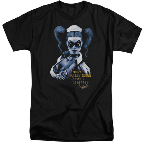 Batman Aa Arkham Harley Quinn Mens Tall T Shirt Black