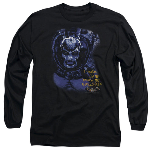 Batman Aa Arkham Bane Mens Long Sleeve Shirt Black