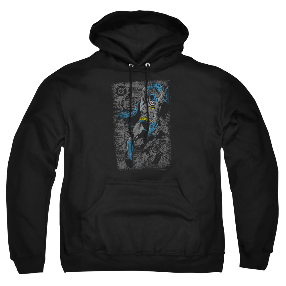 Batman Detective #487 Distress Mens Hoodie Black