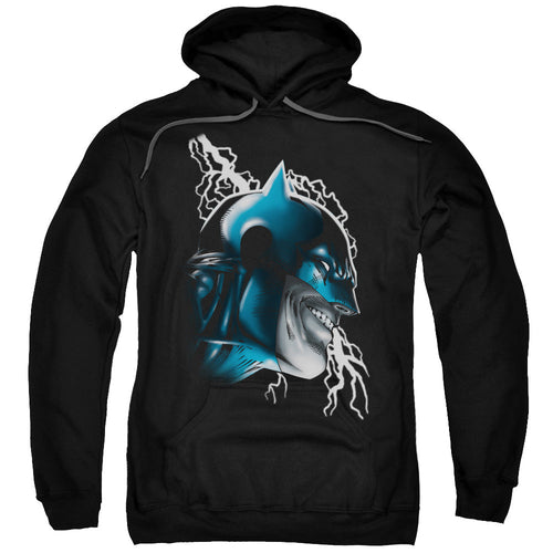 Batman Crazy Grin Mens Hoodie Black