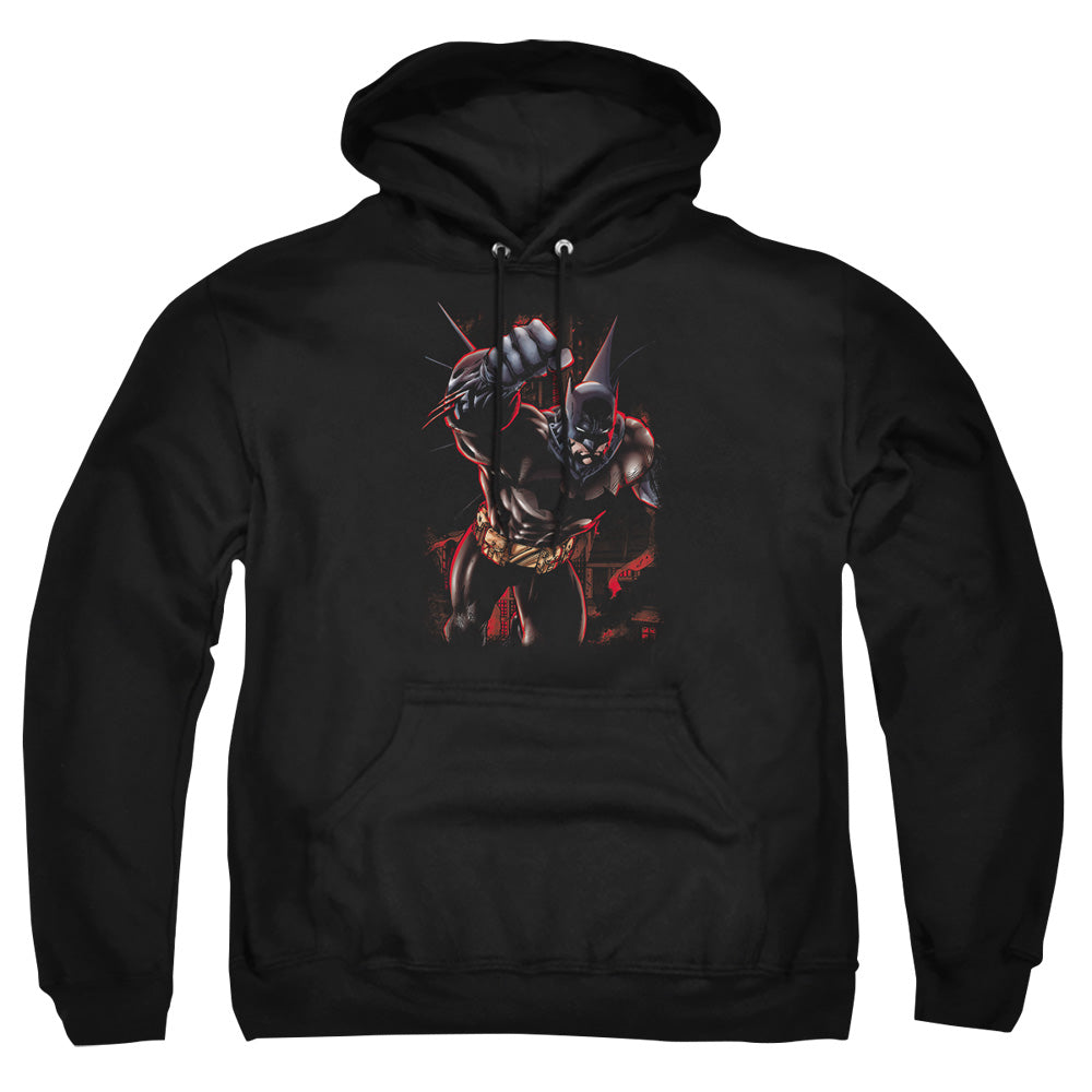 Batman Crimson Knight Mens Hoodie Black