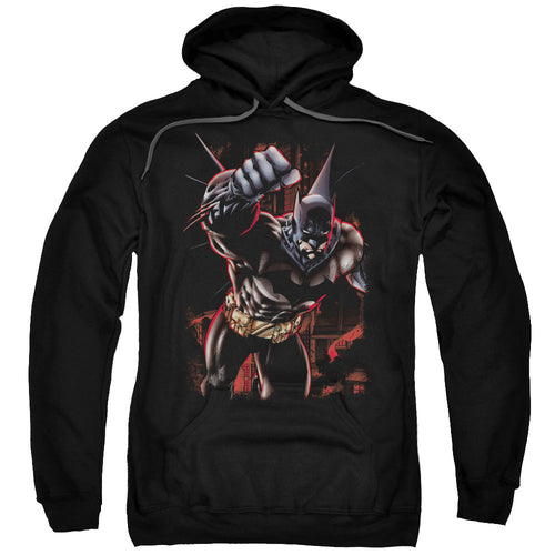 Batman Crimson Knight Mens Hoodie Black