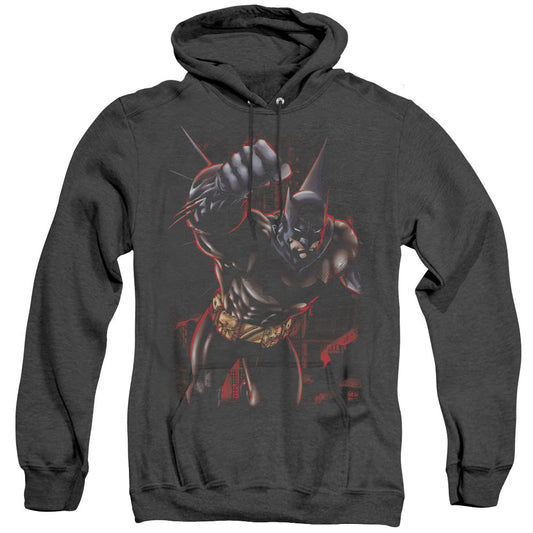 Batman Crimson Knight Heather Mens Hoodie Black