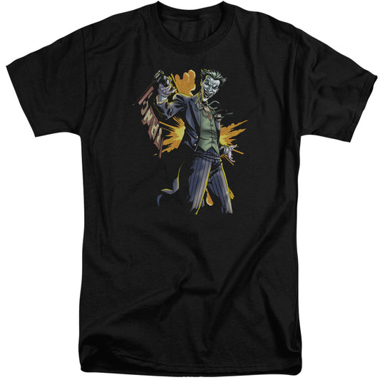 Batman Joker Bang Mens Tall T Shirt Black