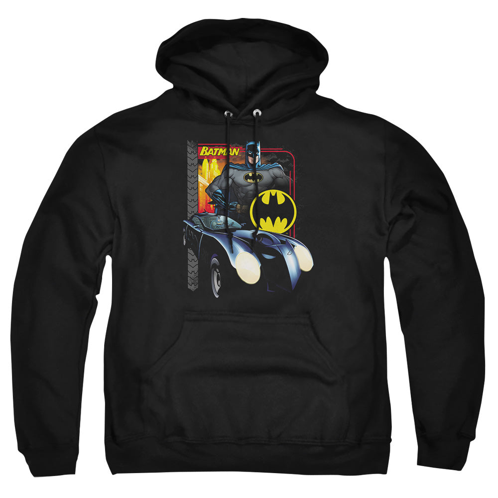 Batman Bat Racing Mens Hoodie Black