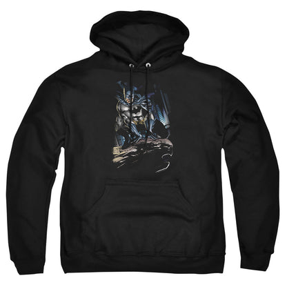 Batman Perched Mens Hoodie Black