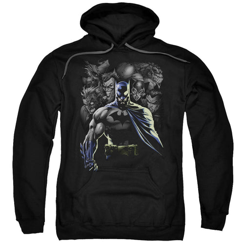 Batman Villains Unleashed Mens Hoodie Black