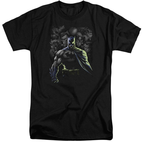 Batman Villains Unleashed Mens Tall T Shirt Black