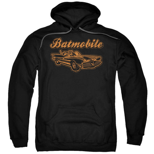 Batman Batmobile Mens Hoodie Black