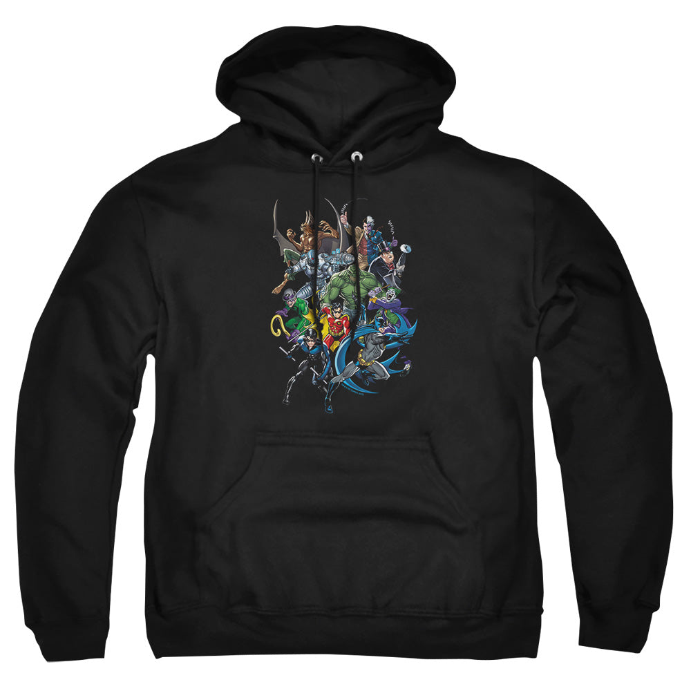 Batman Saints And Psychos Mens Hoodie Black