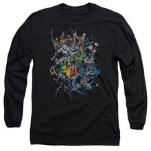 Load image into Gallery viewer, Batman Saints And Psychos Mens Long Sleeve Shirt Black
