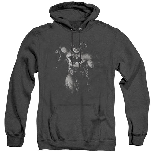 Batman Materialized Heather Mens Hoodie Black