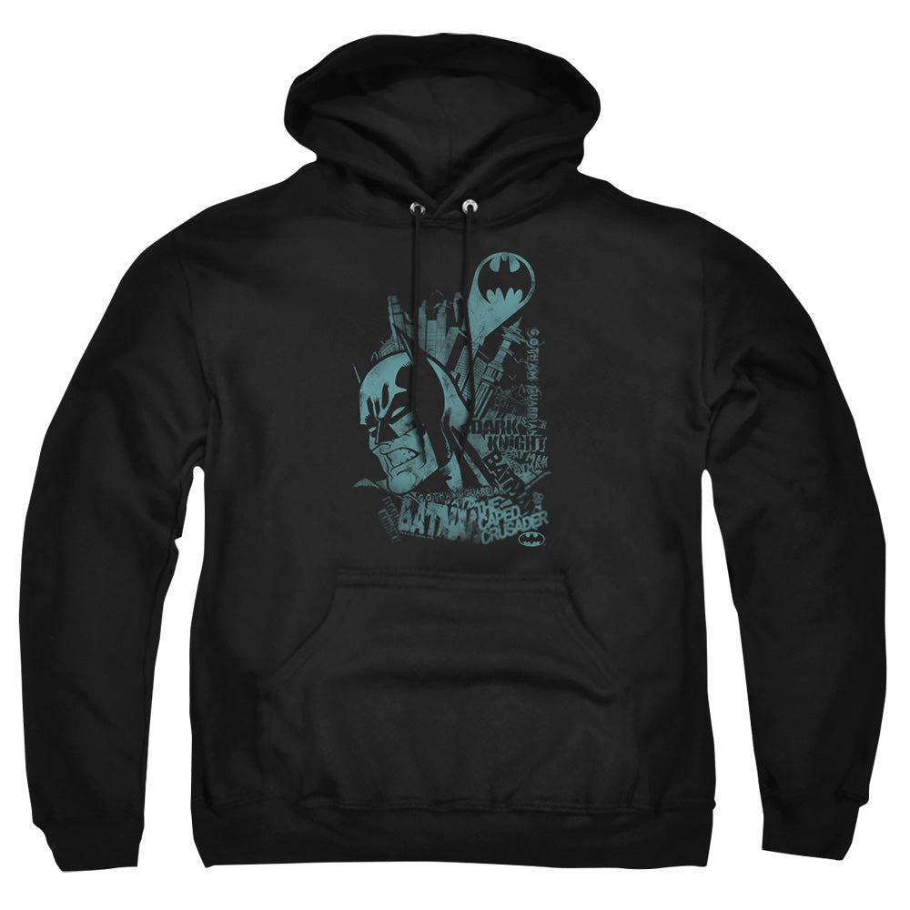 Batman Gritted Teeth Mens Hoodie Black