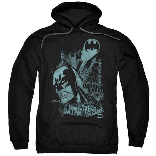 Batman Grited Teeth Mens Hoodie Black