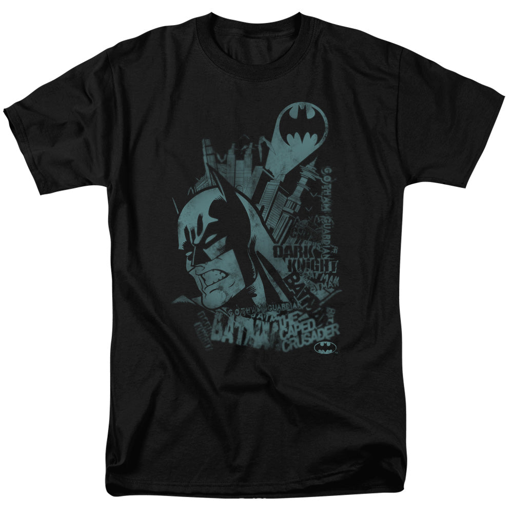 Batman Gritted Teeth Mens T Shirt Black