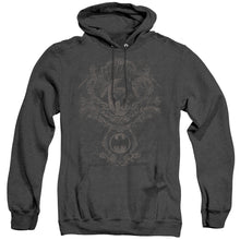Load image into Gallery viewer, Batman Dark Knight Heraldry Heather Mens Hoodie Black
