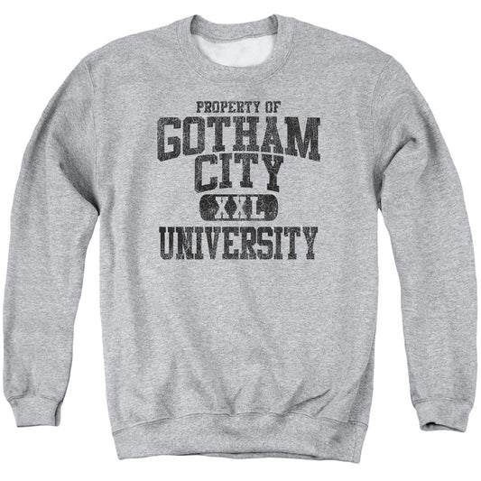 Batman Property Of Gcu Mens Crewneck Sweatshirt Athletic Heather