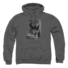 Load image into Gallery viewer, Batman The Knight Life Mens Hoodie Charcoal

