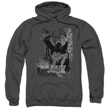 Load image into Gallery viewer, Batman The Knight Life Mens Hoodie Charcoal
