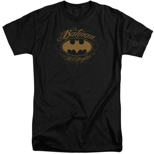 Batman Batman La Mens Tall T Shirt Black