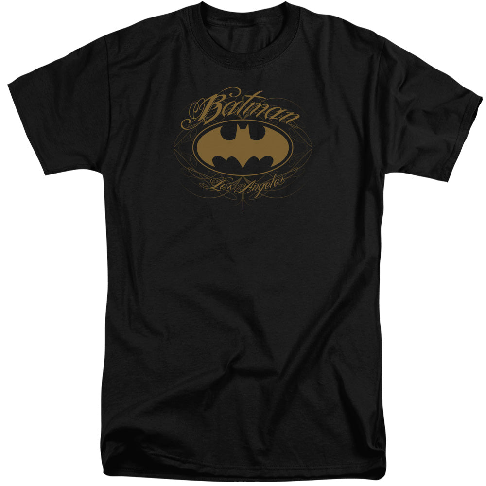 Batman Batman La Mens Tall T Shirt Black