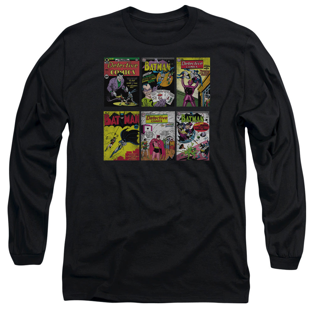 Batman Bm Covers Mens Long Sleeve Shirt Black