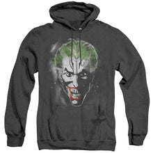 Load image into Gallery viewer, Batman Face Of Madness Heather Mens Hoodie Black
