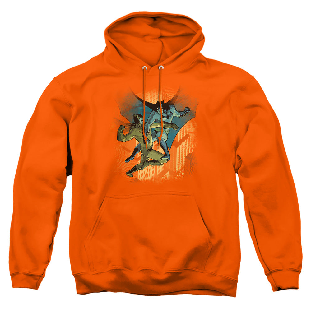 Batman Batman Vs Catman Mens Hoodie Orange