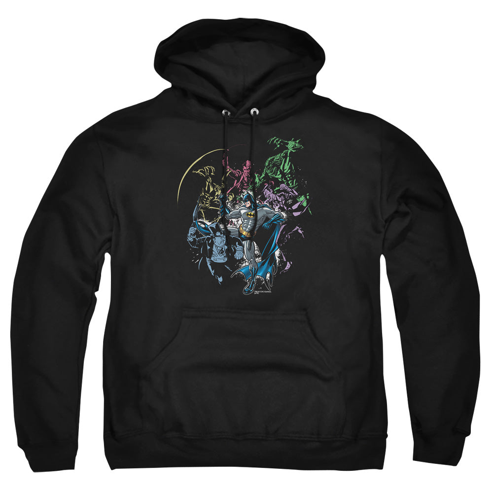Batman Surrounded Mens Hoodie Black