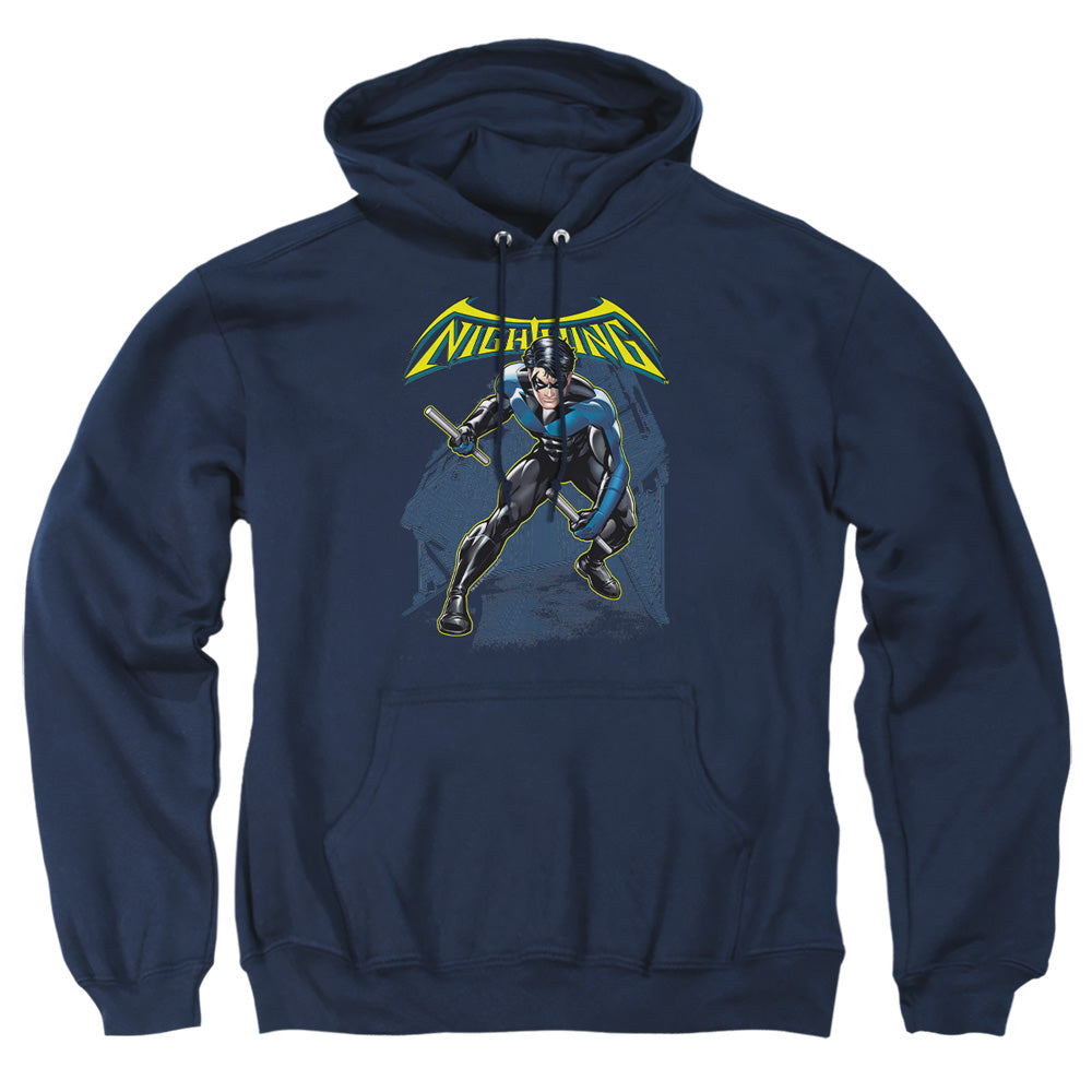 Batman Nightwing Mens Hoodie Navy