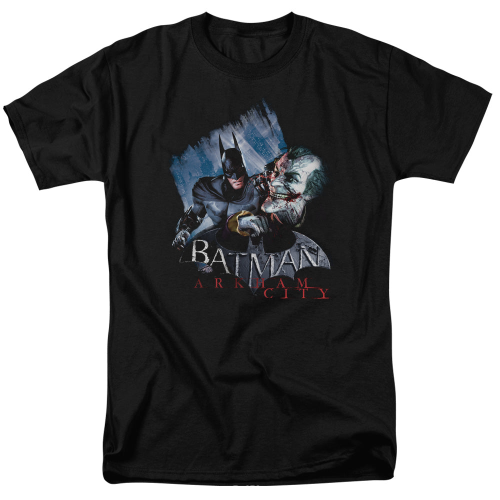 Arkham City Jokes On You! Mens T Shirt Black