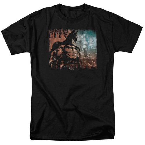 Arkham City City Knockout Mens T Shirt Black